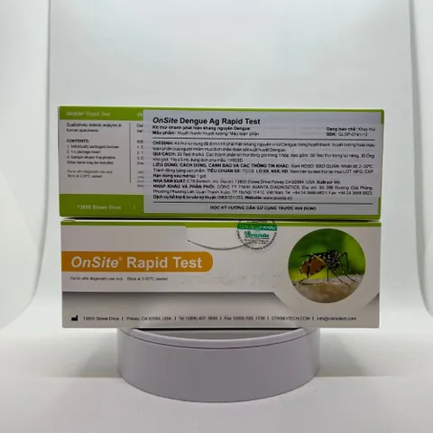 Que Test Nhanh Sốt Xuất Huyết Dengue Ag - Phát Hiện Kháng Nguyên NS1, Kháng Thể IgG/IgM | Bộ Xét Nghiệm 30 Tests CTK Biotech