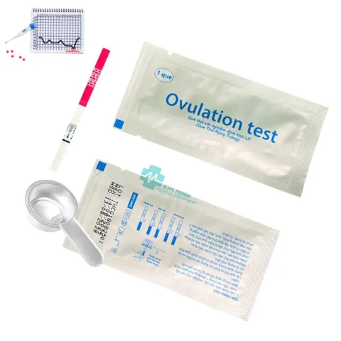 Que thử rụng trứng PROLEX - Hộp 7 que thử x 7 cốc, hỗ trợ thụ thai hiệu quả, dễ sử dụng tại nhà