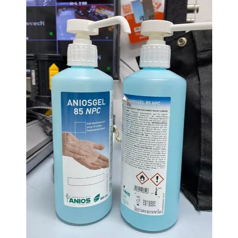 Dung Dịch Rửa Tay Khô Sát Khuẩn Anios Gel 500ml - Sản Phẩm Cao Cấp Nhập Khẩu Từ Pháp, Không Màu, Không Mùi, Duy Trì Độ Ẩm Da