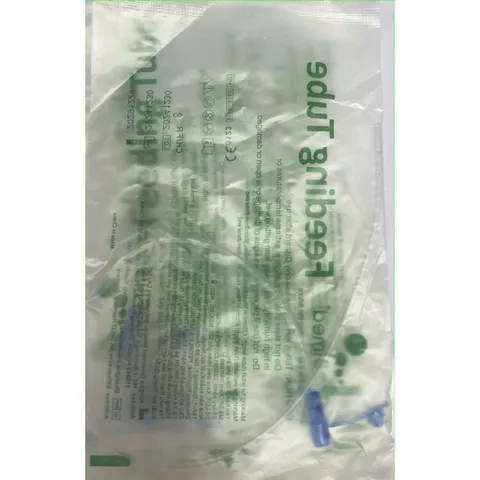 Combo 50 Dây Cho Ăn Có Nắp Đậy Greetmed - Ống Thông Thức Ăn Vô Trùng, An Toàn, Tiện Lợi Cho Chăm Sóc Cá Nhân