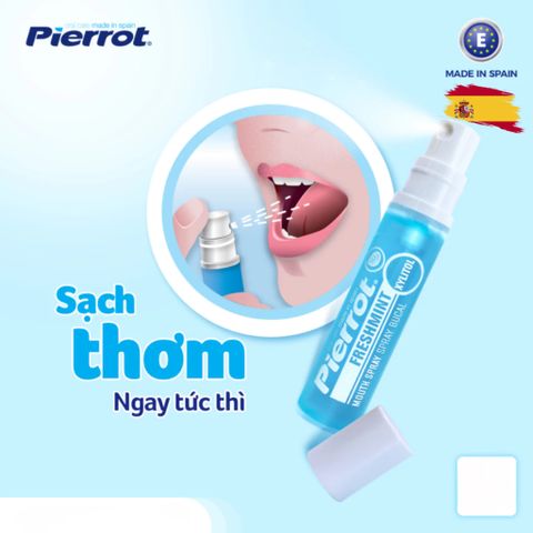 Combo Tăm Chỉ Nha Khoa Oraltana 50c & Xịt Thơm Miệng Pierrot 10ml - Giải Pháp Chăm Sóc Răng Miệng Sạch Sẽ, Thơm Mát, Ngăn Hôi Miệng