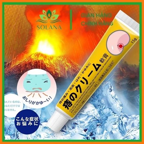 Kem Bôi Trĩ 15ml - Giảm Đau, Ngứa và Sưng Hiệu Quả - Hỗ Trợ Co Búi Trĩ Từ Chiết Xuất Thiên Nhiên