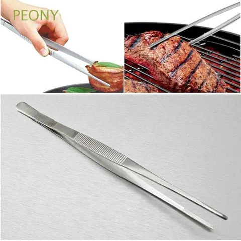 Nhíp Gắp Đồ Decor Bar Thép Không Gỉ 25cm - Dụng Cụ Trang Trí Cốc Đồ Uống Sang Trọng, Gắp Trái Cây, Phù Hợp Mọi Sự Kiện