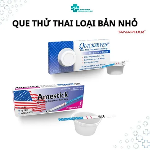 Combo 5 Que Thử Thai Sớm Amestick, Quickseven, QuickTANA, PROLEX, Allisa - Phát Hiện Thai Chính Xác Và Tiện Lợi Tại Nhà