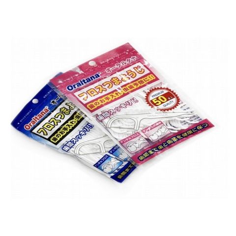 Tăm chỉ nha khoa ORALTANA xuất khẩu Nhật Bản - Túi 80 cái chất lượng cao cho chăm sóc răng miệng hiệu quả