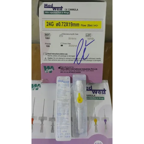 Combo 10 Cây Kim Luồn Tĩnh Mạch Medilus Plusflon 20G, 22G, 24G - Sản Phẩm Y Tế Từ Ấn Độ, Đảm Bảo Chất Lượng