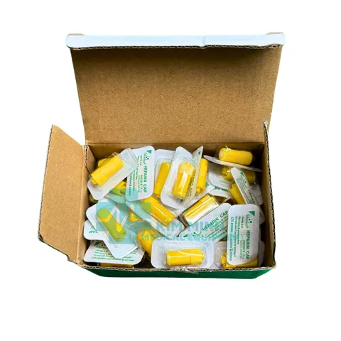 Hộp 100 Nút Chặn Kim Luồn Greetmed Heparin Cap - Phù Hợp Với Tất Cả Size Kim Tĩnh Mạch, Chất Liệu Cao Su Cao Cấp