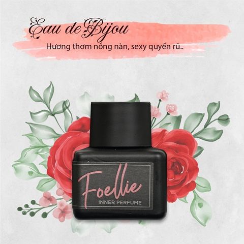 Nước hoa vùng kín Foellie đen - Khử mùi, lưu hương thơm dễ chịu, cân bằng pH, giúp phái đẹp tự tin và thoải mái