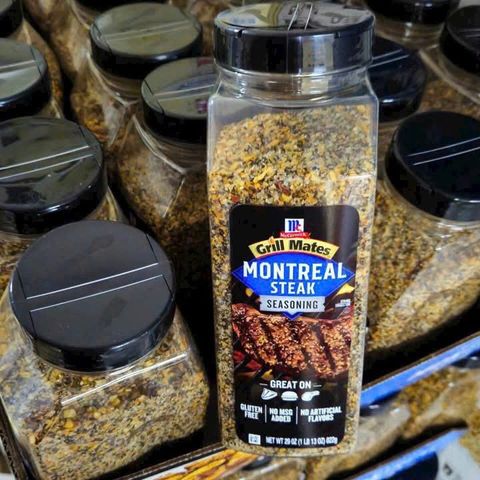 Gia Vị Tẩm Ướp Thịt Bò Nướng Montreal Steak Seasoning McCormick 822g - Nguyên Liệu Gia Vị Thịt Nướng Mỹ Hương Vị Đặc Trưng