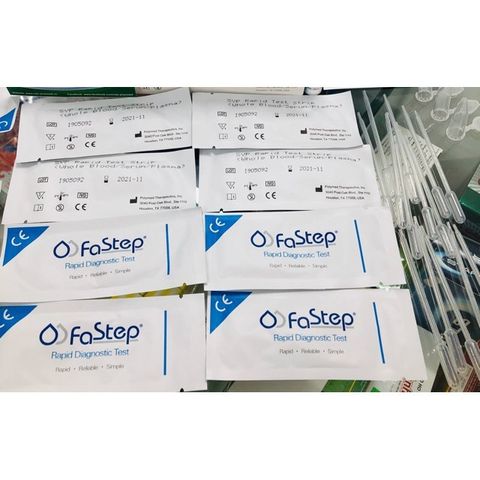 Bộ 2 Que Test Xét Nghiệm Nhanh Giang Mai Tại Nhà - Chính Hãng Fastep Mỹ, Độ Nhạy 100%, Độ Đặc Hiệu 99,6%
