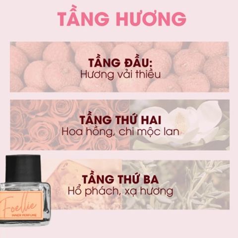 Nước hoa vùng kín Foellie hồng - Hương hoa dịu nhẹ giúp khử mùi và cân bằng pH cho phụ nữ - Sản phẩm chăm sóc cá nhân tự nhiên