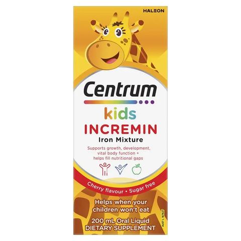 Siro Centrum Kids Incremin Iron Mixture 200ml - Vitamin Tổng Hợp Dinh Dưỡng Cho Trẻ Em Từ 6 Tháng Tuổi, Hỗ Trợ Phát Triển Sức Khỏe