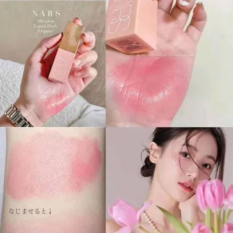 Má hồng kem NARS Orgasm – glowy, mềm mịn