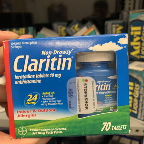 Viên uống chống dị ứng Claritin 10mg Không Gây Buồn Ngủ - Giải Quyết Nhanh Triệu Chứng Dị Ứng, Hắt Hơi, Chảy Nước Mũi