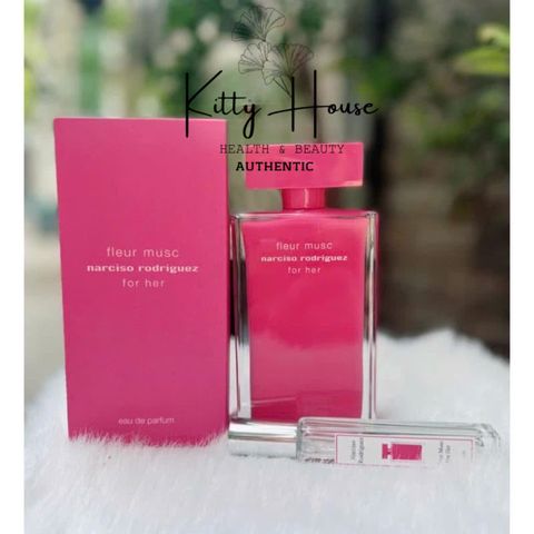 Nước Hoa Nữ Narciso Rodriguez Fleur Musc for Her Eau de Parfum 10ml - Hương Ngọt Ngào, Nữ Tính, Quyến Rũ, Lưu Hương Lên Đến 8 Giờ