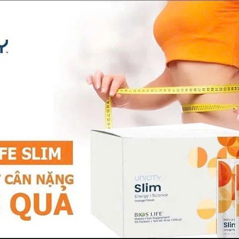Bios Life Slim - Chất Xơ Hòa Tan Unicity Hỗ Trợ Giảm Cân, Cảm Giác No Lâu, Kiểm Soát Cơn Đói, Dinh Dưỡng Lành Mạnh