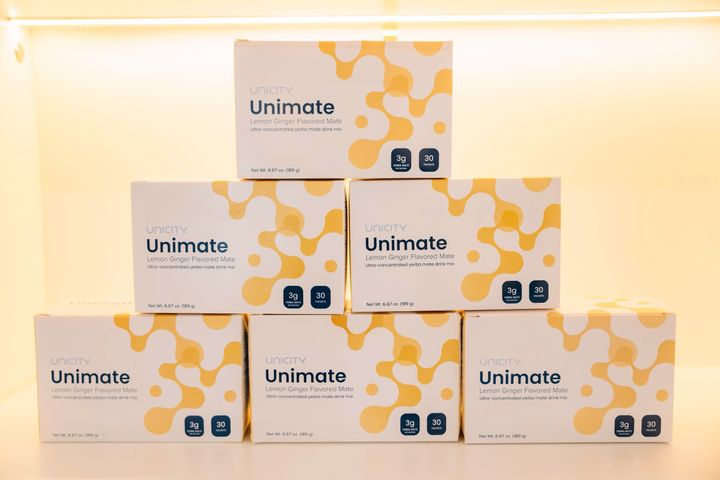 Trà Unimate Vị Chanh + Gừng (Unicity) - Hỗ Trợ Giấc Ngủ, Cải Thiện Tâm Trạng, Giải Tỏa Stress, Tăng Cường Tỉnh Táo