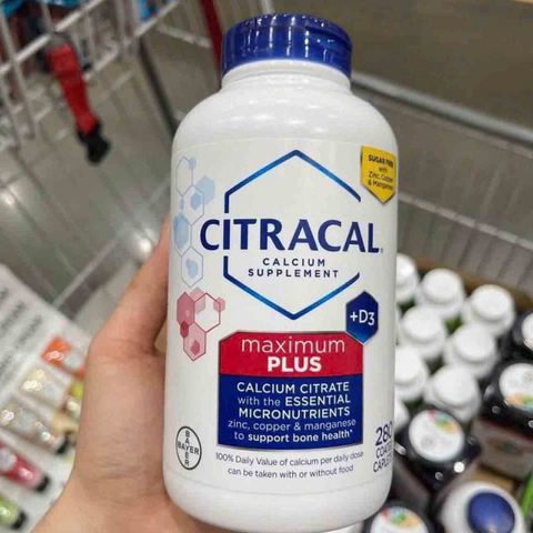 Viên Uống Bổ Sung Canxi Citracal Maximum Calcium Citrate +D3 280 Viên - Hỗ Trợ Xương Khớp Chắc Khỏe, Giảm Đau Nhức Hữu Hiệu