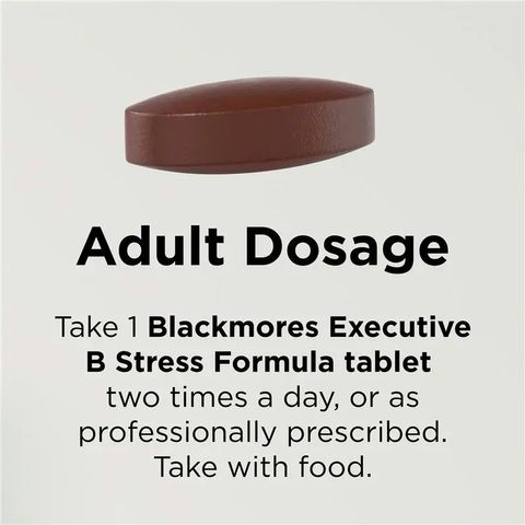 Viên Uống Giảm Căng Thẳng Blackmores Executive B Stress - Tăng Cường Trí Nhớ, Giảm Stress Hữu Hiệu Từ Thiên Nhiên, Sản Xuất Tại Úc