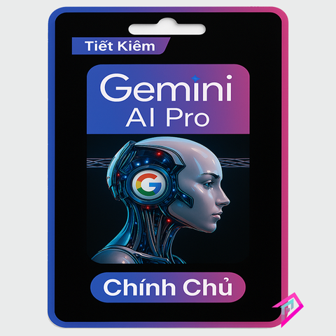 Tài Khoản Gemini Pro Chính Chủ - Trợ Lý AI Độc Đáo, Tặng 5TB Google One, Hỗ Trợ Lập Trình và Nội Dung Sáng Tạo