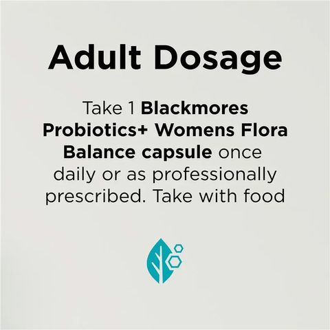 Viên Uống Men Vi Sinh Phụ Nữ Blackmores Probiotics Women Flora Balance - Hỗ Trợ Tiêu Hóa, Cân Bằng Vi Sinh Vùng Kín, 30 Viên Úc
