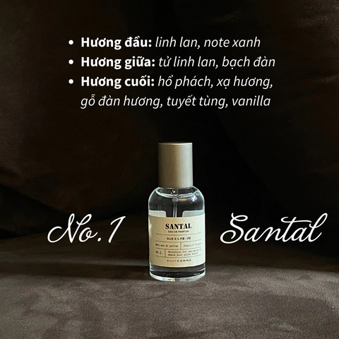 Nước Hoa Daily Comma EDP 30ml - Hương Thơm Nhẹ Nhàng, Lưu Hương Lâu, Nước Hoa Unisex Phong Cách Hiện Đại Từ Hàn Quốc