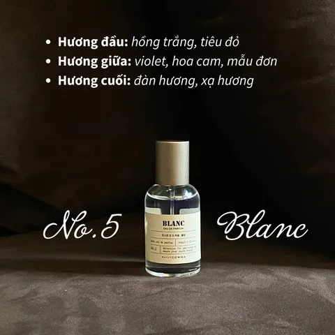 Nước Hoa Daily Comma EDP 30ml - Hương Thơm Nhẹ Nhàng, Lưu Hương Lâu, Nước Hoa Unisex Phong Cách Hiện Đại Từ Hàn Quốc