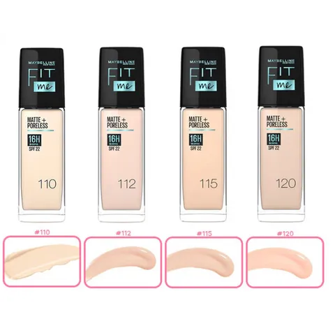 Kem Nền Maybelline Fit Me Matte Poreless 16H SPF22 30ml – Kiềm Dầu, Che Phủ Mịn, Lâu Trôi 407147