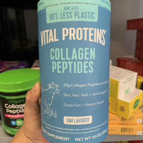 Bột Collagen Thủy Phân Vital Proteins Collagen Peptides Unflavored 284g - Tăng Cường Sức Khỏe Da, Tóc, Móng và Hỗ Trợ Khớp