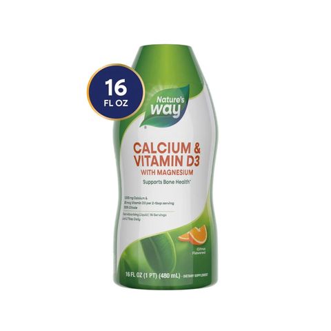Nature’s Way Canxi hữu cơ & Vitamin D3 Dạng Nước 480ml - Hỗ Trợ Xương Khớp & Giảm Nguy Cơ Loãng Xương, Dễ Uống, Hàng Mỹ calcium
