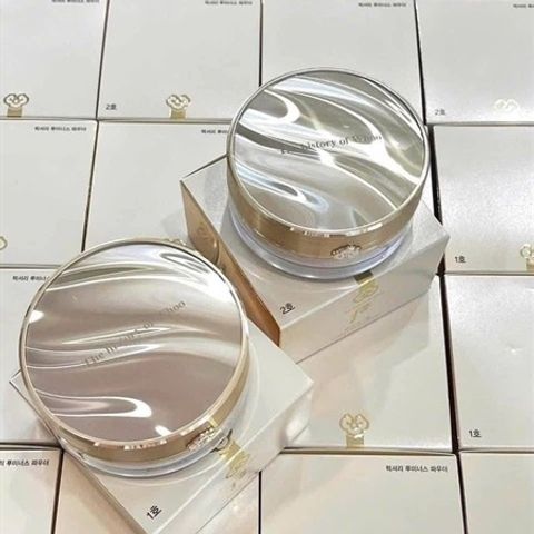 Phấn Phủ Bột Whoo Luxury Luminous Powder 28g Tone Trắng Hồng - Hiệu Ứng Sáng Mịn, Kiêu Sa Cho Lớp Trang Điểm Tự Nhiên