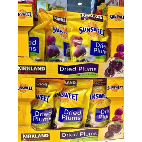 (HÀNG CHÍNH HÃNG MỸ) MẬN SUNG SẤY DẺO CỦA MỸ KIRKLAND SIGNATURE SUNSWEET DRIED PLUMS PITTED PRUNES GÓI 1.59KG