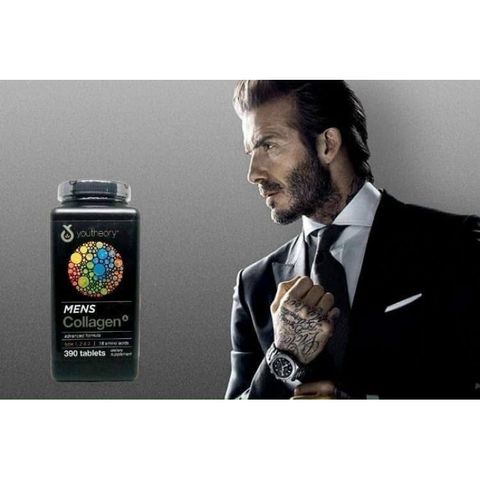 (HÀNG CHÍNH HÃNG MỸ) VIÊN UỐNG  COLLAGEN YOUTHEORY MEN’S - Hộp 390 Viên