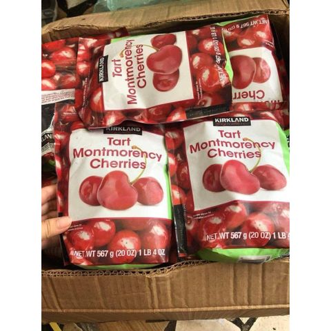Cherry Sấy Khô Hữu Cơ Kirkland 567g - Montmorency Tart Cherries Thơm Ngon, Bổ Dưỡng, Dùng Làm Topping Bánh Ngọt và Salad