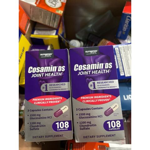 Hộp 108 Viên Bổ Xương Khớp Cosamin DS Mỹ - Sản Phẩm Hỗ Trợ Sức Khỏe Xương Khớp Tự Nhiên, Uy Tín