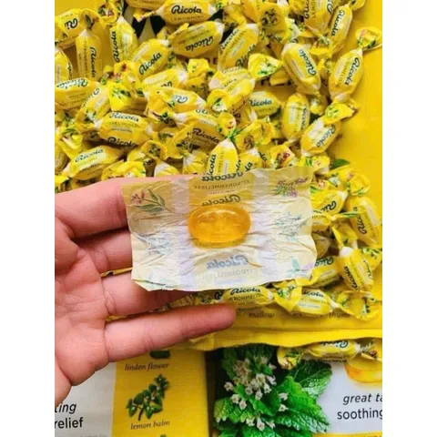 Kẹo RICOLA LEMONMINT ngậm ho không đường 105 viên