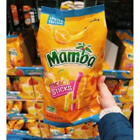 Kẹo dẻo trái cây MAMBA BEACH STICKS 1013G
