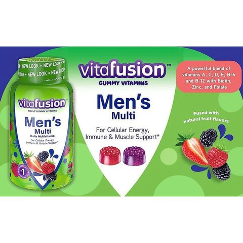 Kẹo Dẻo Bổ Sung Vitamin Cho Nam Vitafusion Men’s Multi Daily Multivitamin Gummy 220 Viên Của Mỹ. 407439