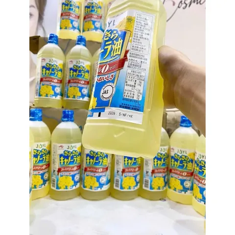 Dầu Ăn Hạt Cải Ajinomoto Nhật Bản - 100% Nguyên Chất, Tốt Cho Tim Mạch, Dinh Dưỡng Cao, Lý Tưởng Cho Người Ăn Kiêng