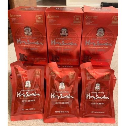 Nước Hồng Sâm Hàn Quốc 6 Năm Tuổi Hong Sam Won - Giúp Cải Thiện Sức Khỏe & Làm Đẹp Da, Hỗ Trợ Tiêu Hóa, Khỏe Mạnh Tự Nhiên