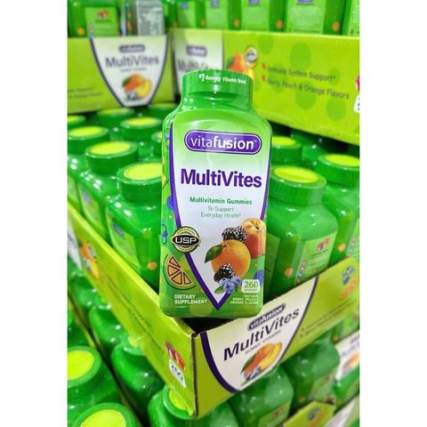 Kẹo Vitafusion MultiVites Multivitamin 260 viên date 4/2026