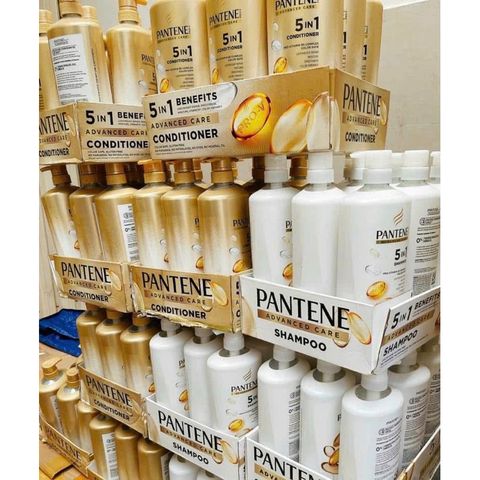(HÀNG CHÍNH HÃNG MỸ) SET GỘI VÀ XẢ PANTENE THE MULTI TASKER 10 SHAMPOO & CONDITIONER 1.13LIT