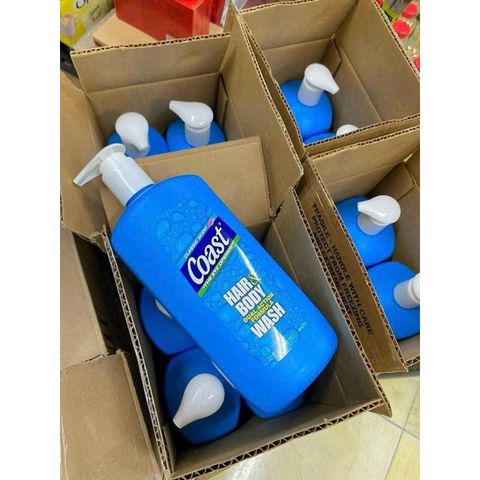 Sữa tắm gội 2-in-1 Coast Classic 946ml cho nam - Hương thơm quyến rũ, sạch tóc và da, hàng Mỹ