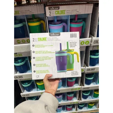 (CHÍNH HÃNG) Ly Giữ Nhiệt Reduce Coldee Tumbler 414ml Kèm Ống Hút Của Mỹ