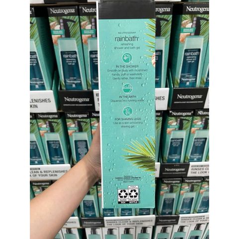 Sữa Tắm Neutrogena Rainbath 1182ml - Hương Biển Nhiệt Đới - Làm Sạch và Cân Bằng Độ Ẩm Da, Xuất Xứ Mỹ