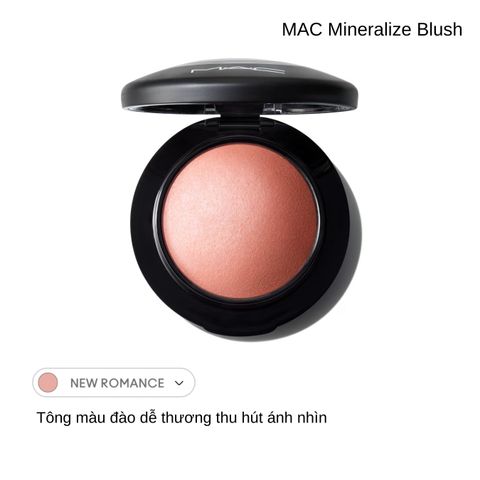 Phấn Má Hồng MAC Mineralize - Like Me, Love Me - Hồng Đào Nhẹ Tự Nhiên, Bền Màu, Phù Hợp Mọi Tông Da
