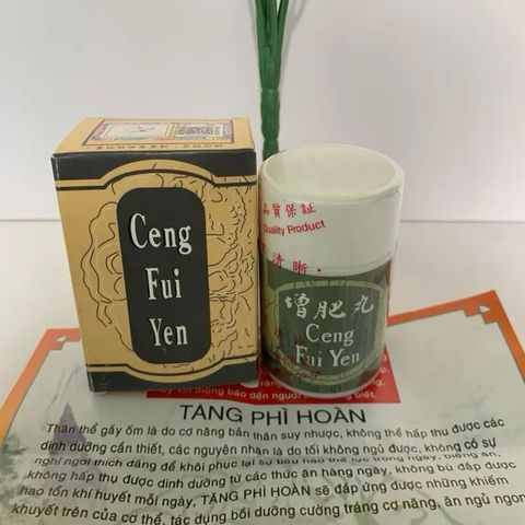 Tăng Phì Hoàn Ceng Fui Yen - Viên uống tăng cân nhập khẩu Malaysia, hỗ trợ cải thiện sức khỏe và giấc ngủ, tăng cường sức đề kháng