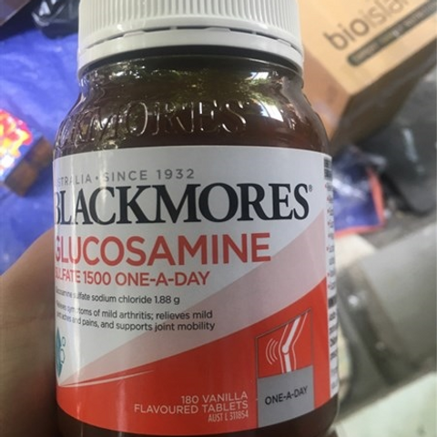 Viên bổ xương khớp Blackmores Glucosamine 1500MG 180 viên - Tăng cường sức khỏe khớp, giảm đau và phục hồi linh hoạt cho người lớn