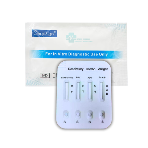 Bộ Test Nhanh Kháng Nguyên Genesign 5in1 - Kiểm Tra Covid-19, Cúm A/B, RSV và ADV Chỉ Trong 15 Phút