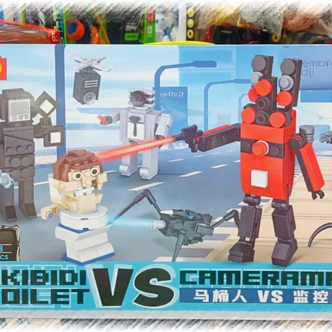 Đồ Chơi Lắp Ráp SKIBIDI TOILET vs Cameraman 2453 - Phát Triển Kỹ Năng Tư Duy Logic Cho Trẻ Em, Đồ Chơi Lego Sáng Tạo